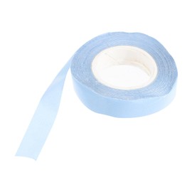 Beavorty 1 Roll Wig Tape Wig Glue Strips Lace Tape for Wigs Bonding Hair Glue Strip Stickers Cream Ribbon Two Lace Front Tape Kit Clear Lace Glue 2 Sided Tape Double Sided Tape Fiber Blue