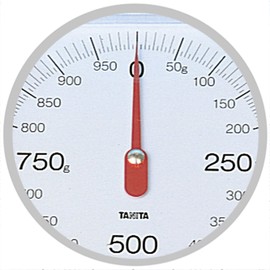 Tanita KA-001 CW Cooking Scale, Kitchen Scale, Cooking, Analog, 2.2 lbs (1 kg), 0.2 oz (5 g), White