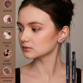 Root Cover Up Powder Natural, Hairline Powder Waterproof, Root Touch Up Powders Instantly, Hair Concealer For Women And Men, Grey Hair Cover Up Makeup Sweatproof (Black)