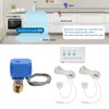 Alarm Sensor Single Brass Ball Valve DualWay Water Leaking Detection