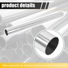 X AUTOHAUX 2pcs Straight 2.5" OD 30" Length DIY Custom