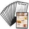 WOPPLXY 12 PCS A4 Menu Covers, Single Page Double View