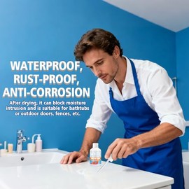 White Touch Up Paint Pen, Multi Surface White Paint for Wall, Door, Cabinets, Furniture, Ename, Wood (Semi-Gloss, 50ML)