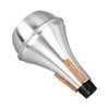 Trumpet Practice Mute Lightweight Aluminum Alloy Soft Cork Noise Reduction