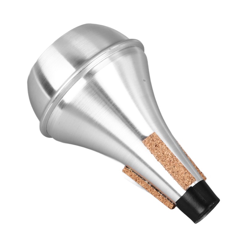 Trumpet Practice Mute Lightweight Aluminum Alloy Soft Cork Noise Reduction