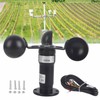 4-20mA Pulse Signal Output Aluminum Alloy Wind Speed Sensor Anemometer