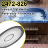 YMT 2472-826 Hot Tub Pillow Oval Pillow Insert + Back