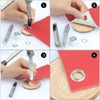 WedDecor Iron Eyelets Grommets with Washers for Yoga Mat, Tarpaulin,