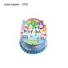 25pcs Care Cute Bear Birthday Party Cupcake Toppers for Kids