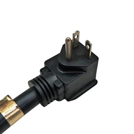 Parkworld NEMA 5-20 Extension Cord Right Angle Plug 5-20P to 5-20R (T Blade Female Also for 5-15R Adapter) 125V, 20A, 2500W (6FT)