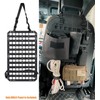 TACNEX Rigid MOLLE Panel for Car Seat Back Organizer Vehicle