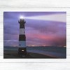 BANBERRY DESIGNS Lighthouse Coastal Nautical Canvas Print - Ocean Seaside