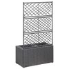 YITHOPI Free-Standing Planter for Garden Yard Trellis Raised Bed with