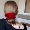 Pack of 2 Large Women Hair Bobbles Velvet Hair Scrunchies