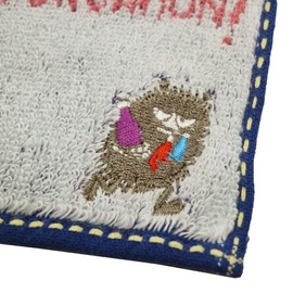 Marushin Mame Towel, Moomin, Prank, Stinky, 1405030400, 5.9 x 5.9 inches (15 x 15 cm)
