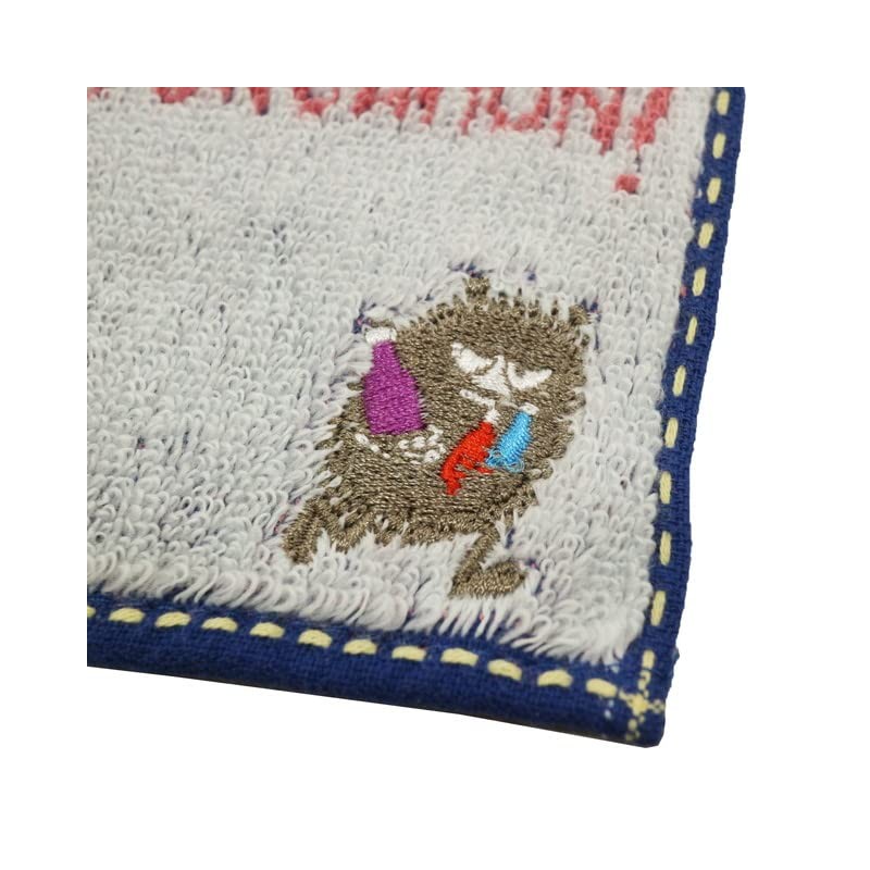 Marushin Mame Towel, Moomin, Prank, Stinky, 1405030400, 5.9 x 5.9