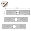 3 Pack Faucet Mat Splash Guard for Kitchen Sink, 18.5