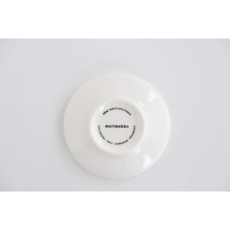 marimekko Siirtolapuutarha 52_1_52199469663 F White x Black Plate 3.3 inches