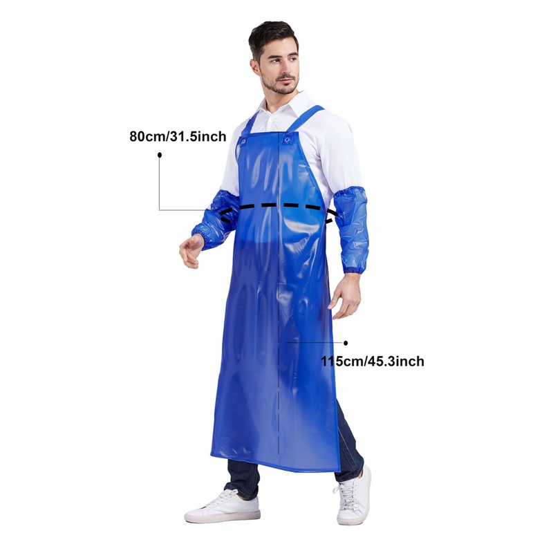 Nanxson Waterproof Apron PVC Double shoulder backpack Adjustable Work Apron
