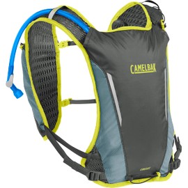 CamelBak Women's Circuit Run Vest 50oz Hydration Bladder, Graphite/Limeade
