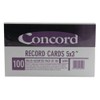 5 Star Office Record Cards Ruled Both Sides 127x76mm Assorted