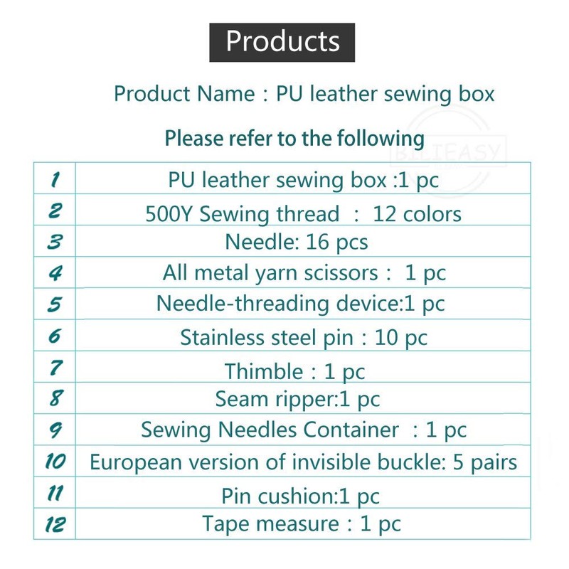 BILIEASY Sewing kit 51 PCS Mini Sewing kit Sewing Kits