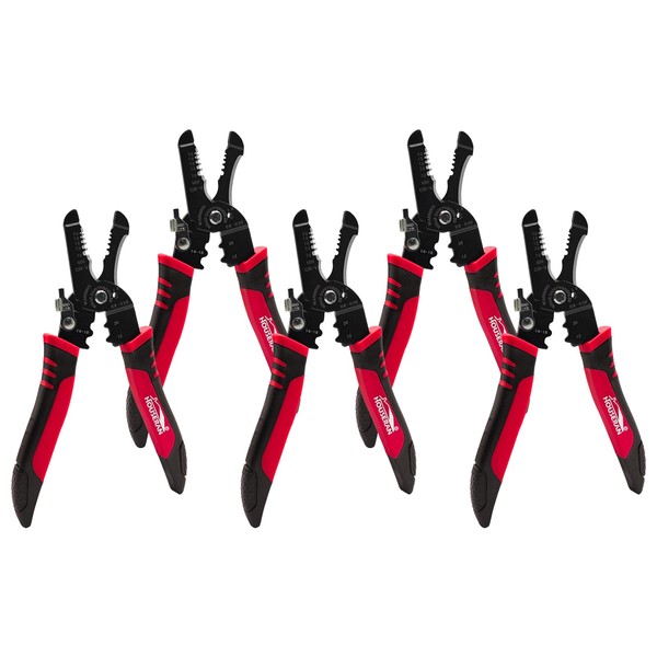 HOUSERAN 10-20 AWG Wire Stripper, 5 Pack, Wire Stripper Crimping