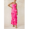 PRETTYGARDEN Maxi Dresses for Women 2025 Summer Tiered Floral Beach