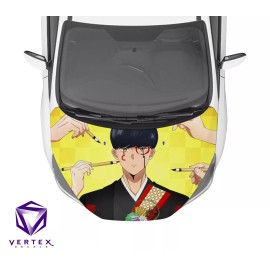 Burnedead Mashle Magic & Muscle Anime Hood Wrap Weatherproof Vinyl Decal 50X60