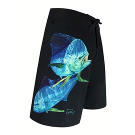 Tormenter Sportsman 8 Way Stretch Boardshorts SPF 35 (Mahi Mix, 36)