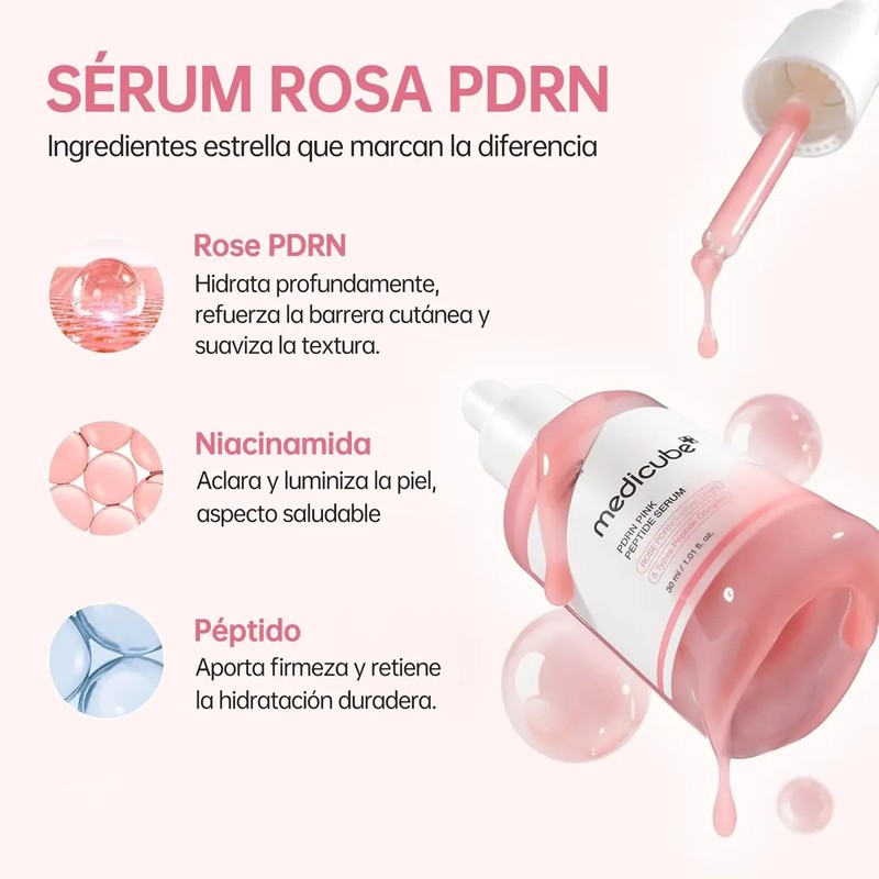Medicube Sérum Pdrn Pink Peptide Antiedad Reafirmante 30ml