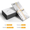 Vamos Tile 100-Piece Glossy Statury White Peel and Stick Backsplash