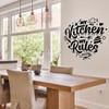 Kitchen Wall Sticker My Kitchen My Rules – Elegant Vinyl