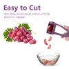 WhiteRhino Grape Cutter for Toddlers 1-3, Fruit Slicer for Cherry
