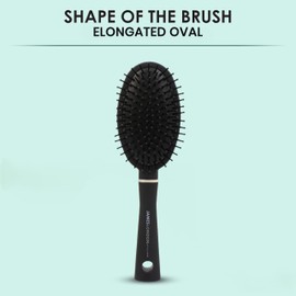Katsy Style James London Cushion Hair Brush – Gentle Detangling Brush with Cushioned Base - Suitable for All Hair Types - Smooths Through Knots for Everyday Use