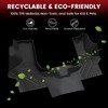 LASFIT Front Floor Mat for 2015-2021 Ford Transit 150/250/350/350HD Vinyl
