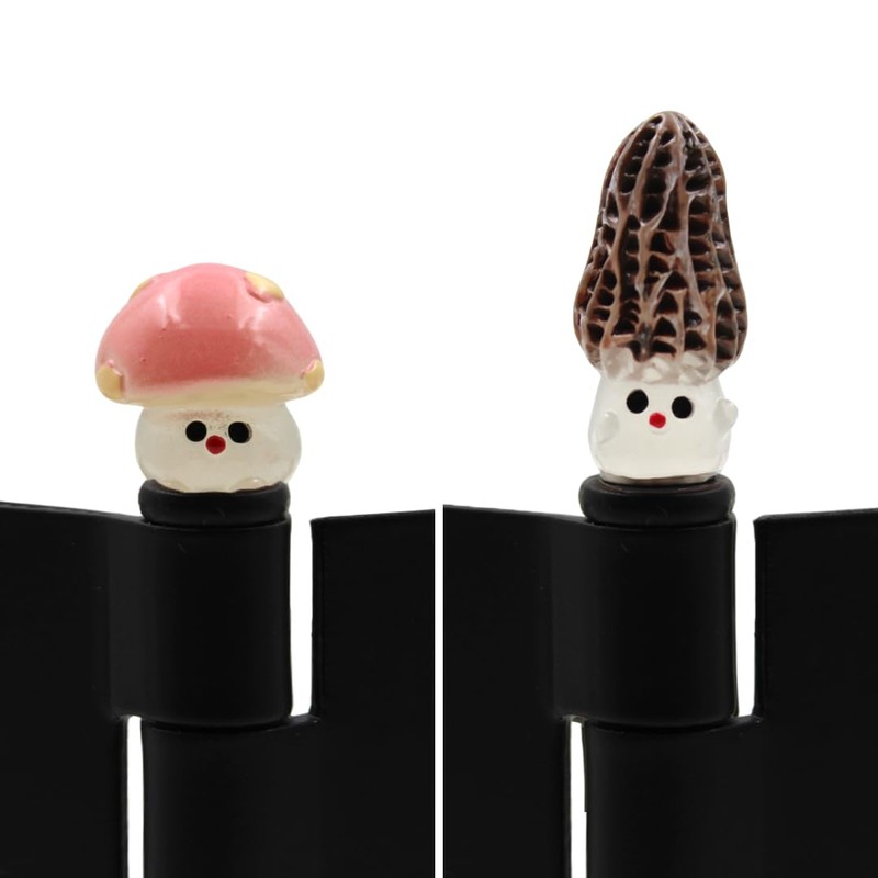Glow in The Dark Mushroom Family Hinge Heads - Door
