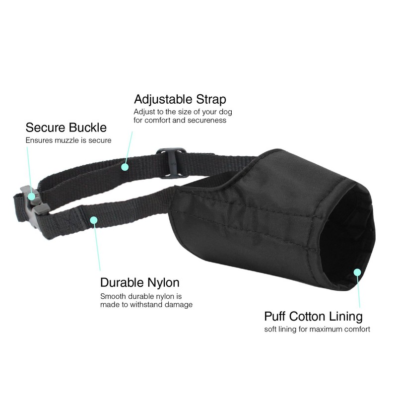Medium/Large Quick Fit Dog Muzzle, Size 4, fit snout size