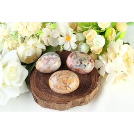 QINJIEJIE QINJIEJIE Crazy Lace Achat Steine natrliche Edelstein Gro? Kristalle Polierte Stein Crazy Lace Achat 2 Stck Kristallstein Trommelsteine Handschmeichler Sorgenstein Reiki Meditation