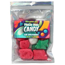 Fun Flavors Box - Freeze Dried Candy, Unique Candy Gift, Air Dreamers Freeze Dried Snack Treats, 2 oz Pack