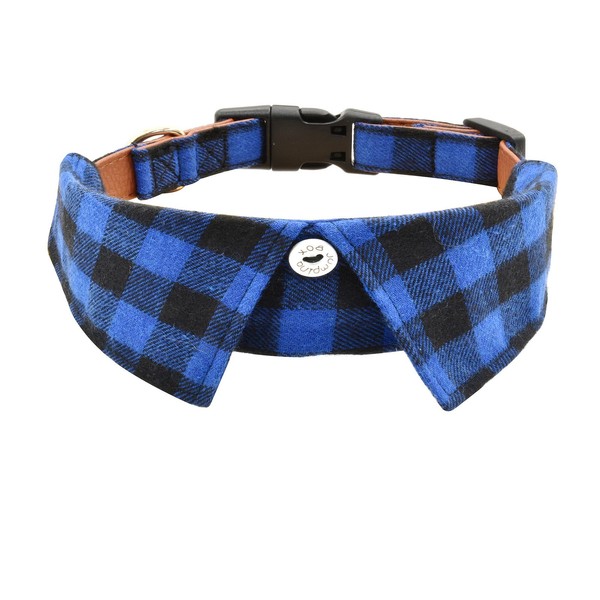 Cotton Dog Collar with Bowtie, Comfortable Adjustable Cute Lapel Design