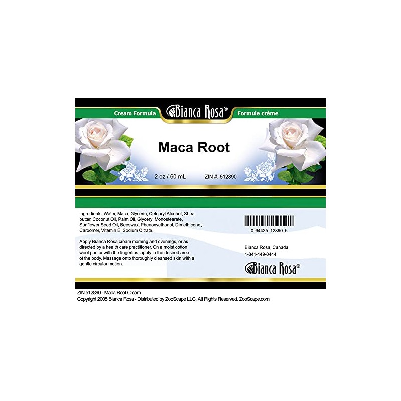 Bianca Rosa Maca Root Cream (2 oz, ZIN: 512890)