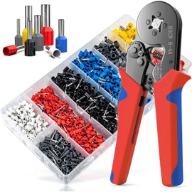 Sendowtek Kit de Terminales para Cable, Alicates Alambre Engarzado(1200pcs)                                                                           