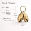 kcrygogo Brass Bell for Medium/Large Dogs Loud & Clear Bells