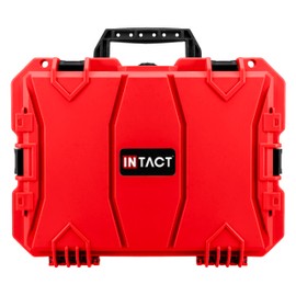 Eylar 18" Intact Series of Stacker Hard Gear Case with Foam (Red)