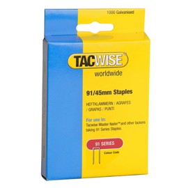 Tacwise 91 Series 45mm Heavy Duty Staple (1000 Pieces)