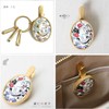 [Asakusa Bunko] Yuzen Dyeing Key Clip Cat Cat Pattern Shikunko