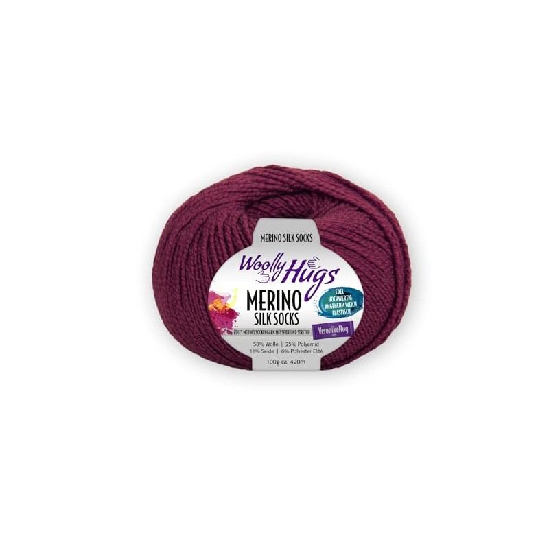 Woolly Hugs Merino Silk Socks Approx. 420 m Col. 238