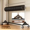 HOKEEPER Commercial Z Base Garment Rack Hold 500LBS Heavy Duty