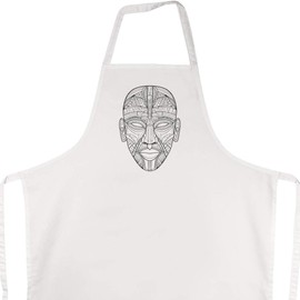 'African Tribal Mask' Unisex Cooking Apron (AP00067904)